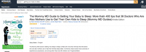 audiobook narrator sleep for baby