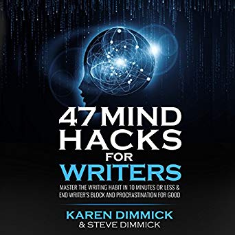 screen shot of audio book "47 Mind Hacks for Writers"