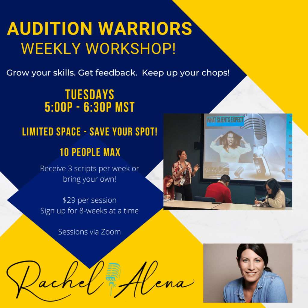 Voice Over Audition Workshop!